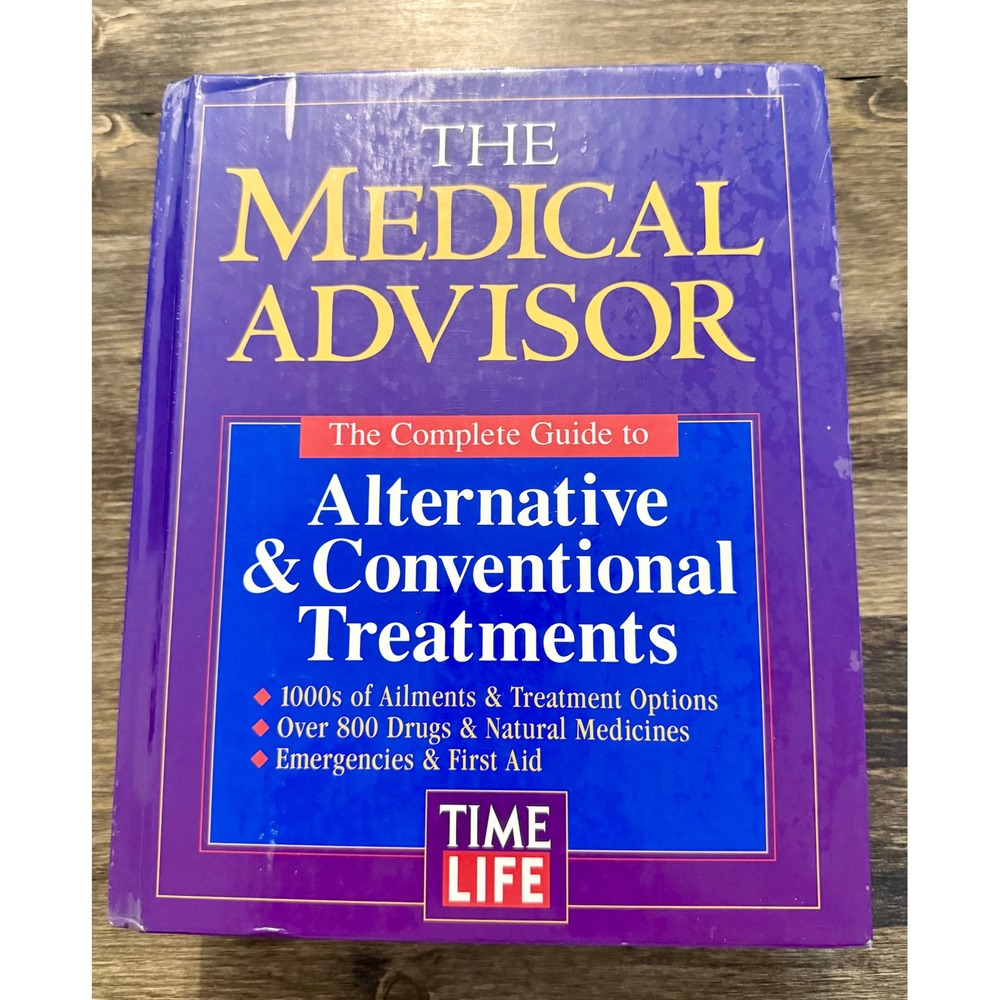 Time Life Books The Medical Advisor Hardcover Good Alternative Treatments 1996